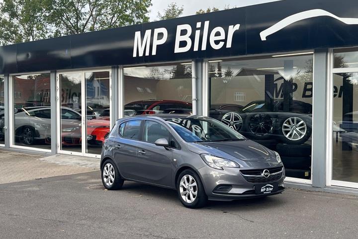 Grå Opel Corsa fra 2016