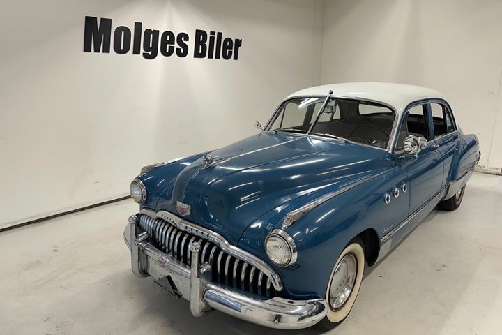 Blå Buick Super Eight fra 1949