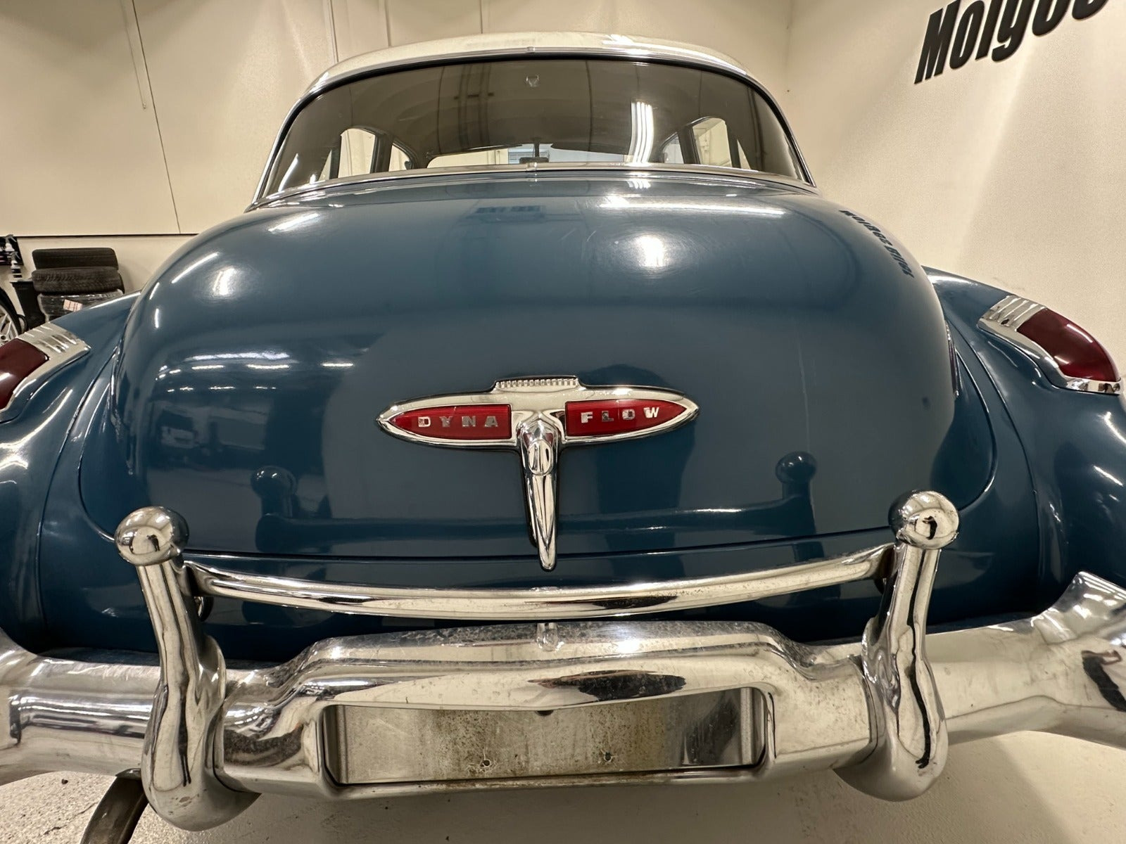 Blå Buick Super Eight fra 1949