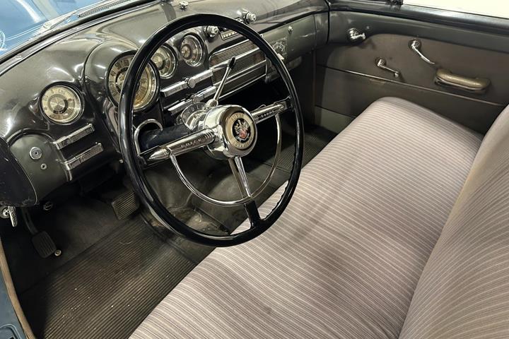 Blå Buick Super Eight fra 1949