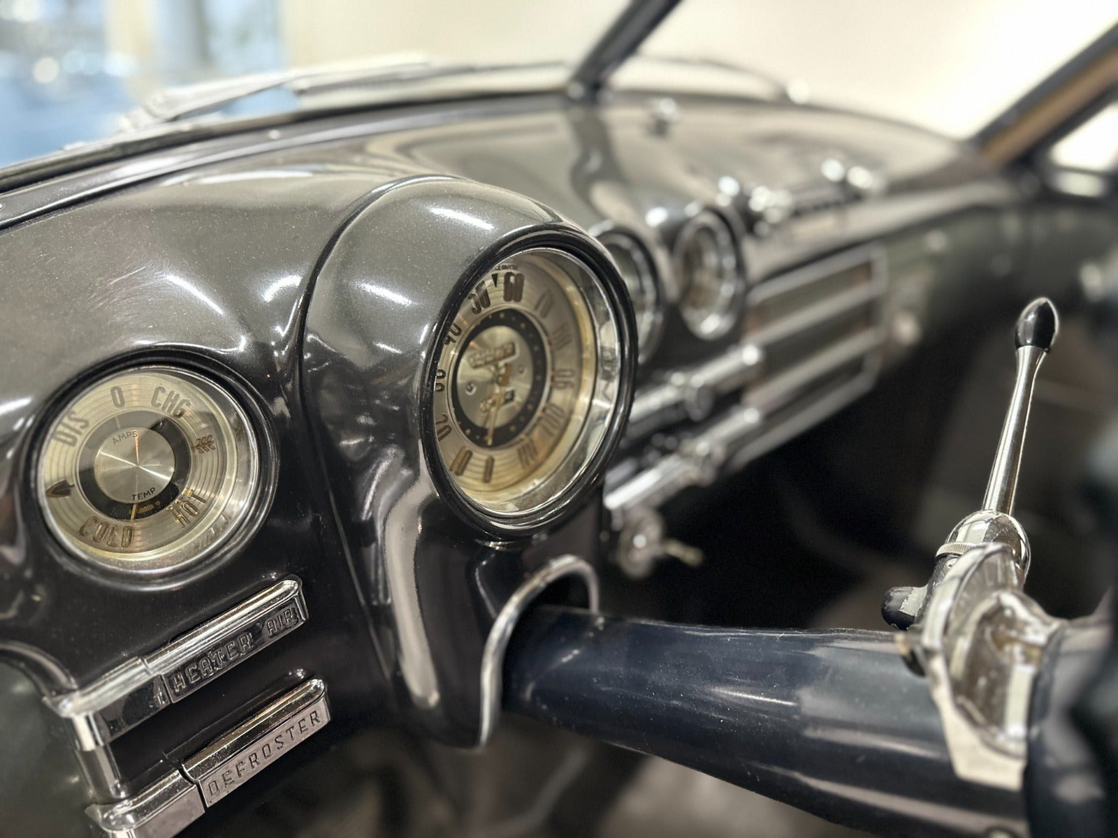 Blå Buick Super Eight fra 1949