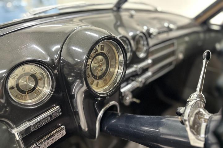 Blå Buick Super Eight fra 1949