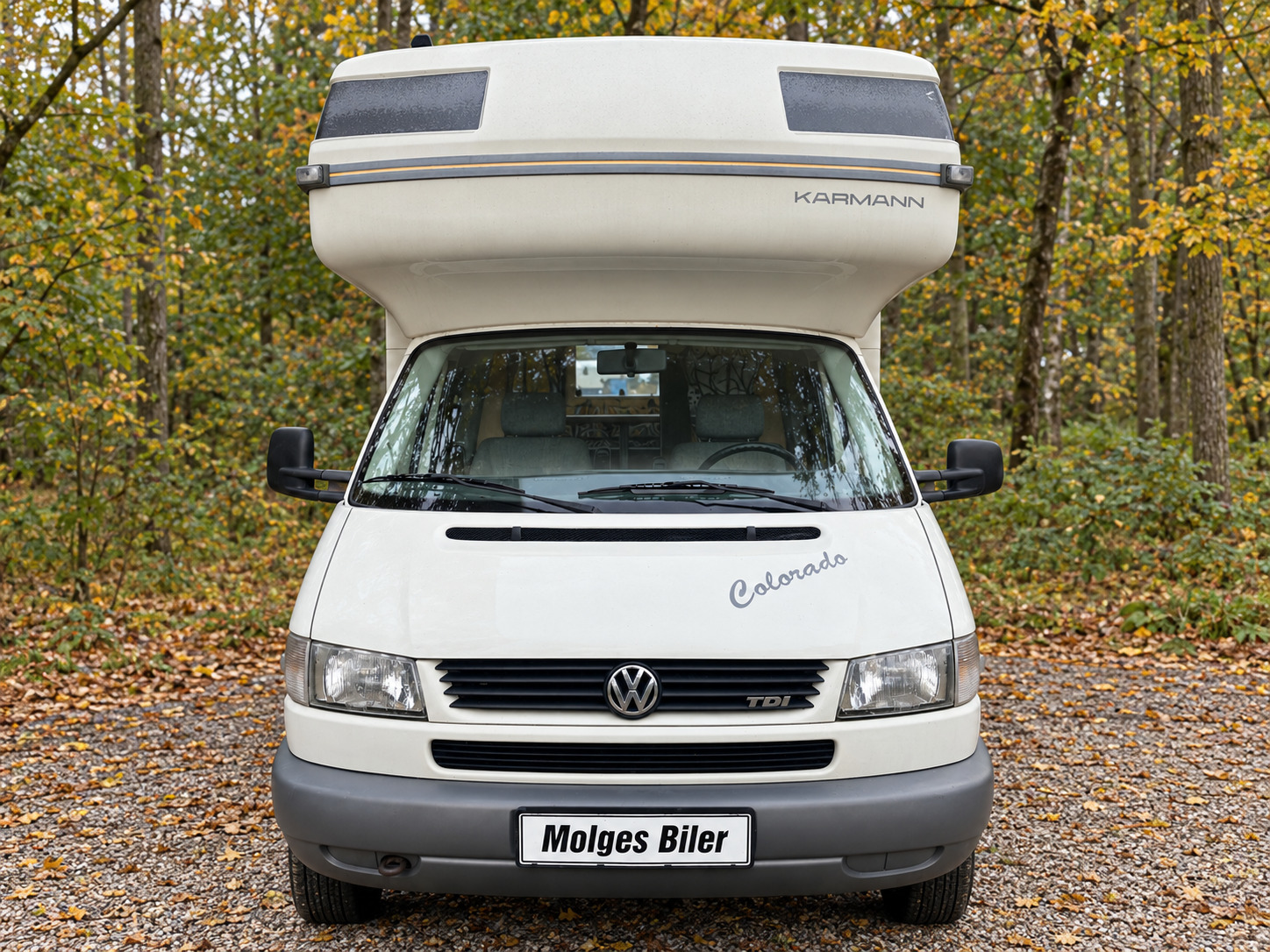 Hvid VW Karmann fra 2000