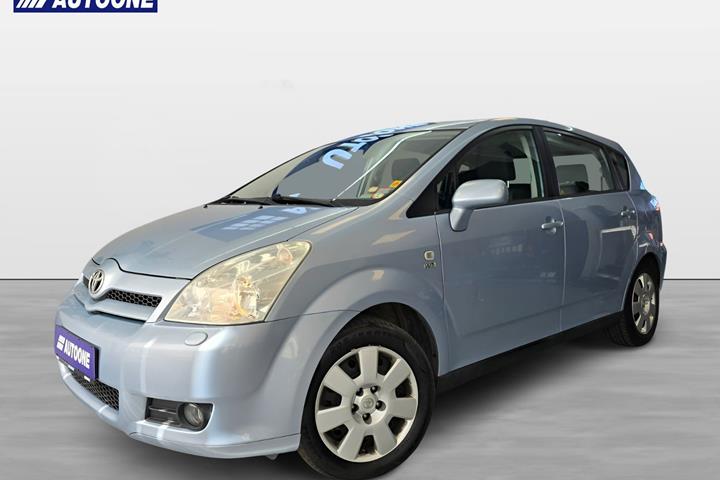 Blå Toyota Corolla Verso fra 2005