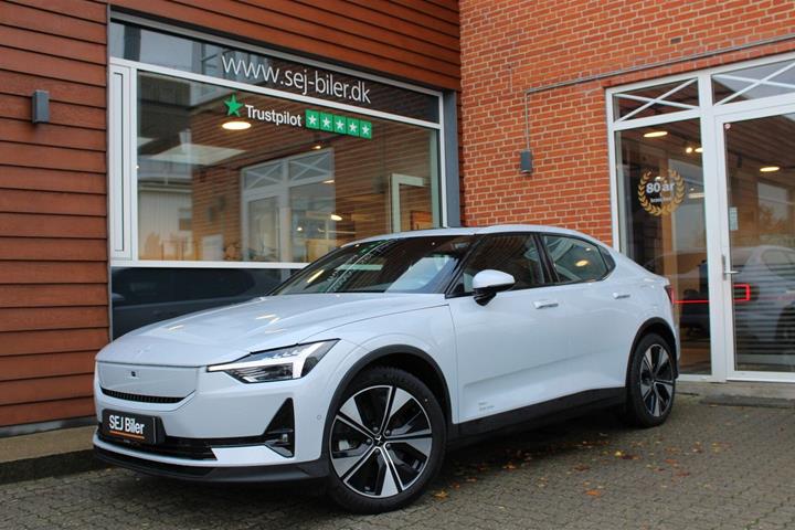 Hvid Polestar 2 fra 2024