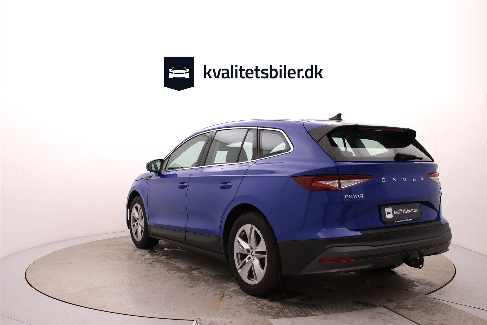 Blå Skoda Enyaq fra 2022