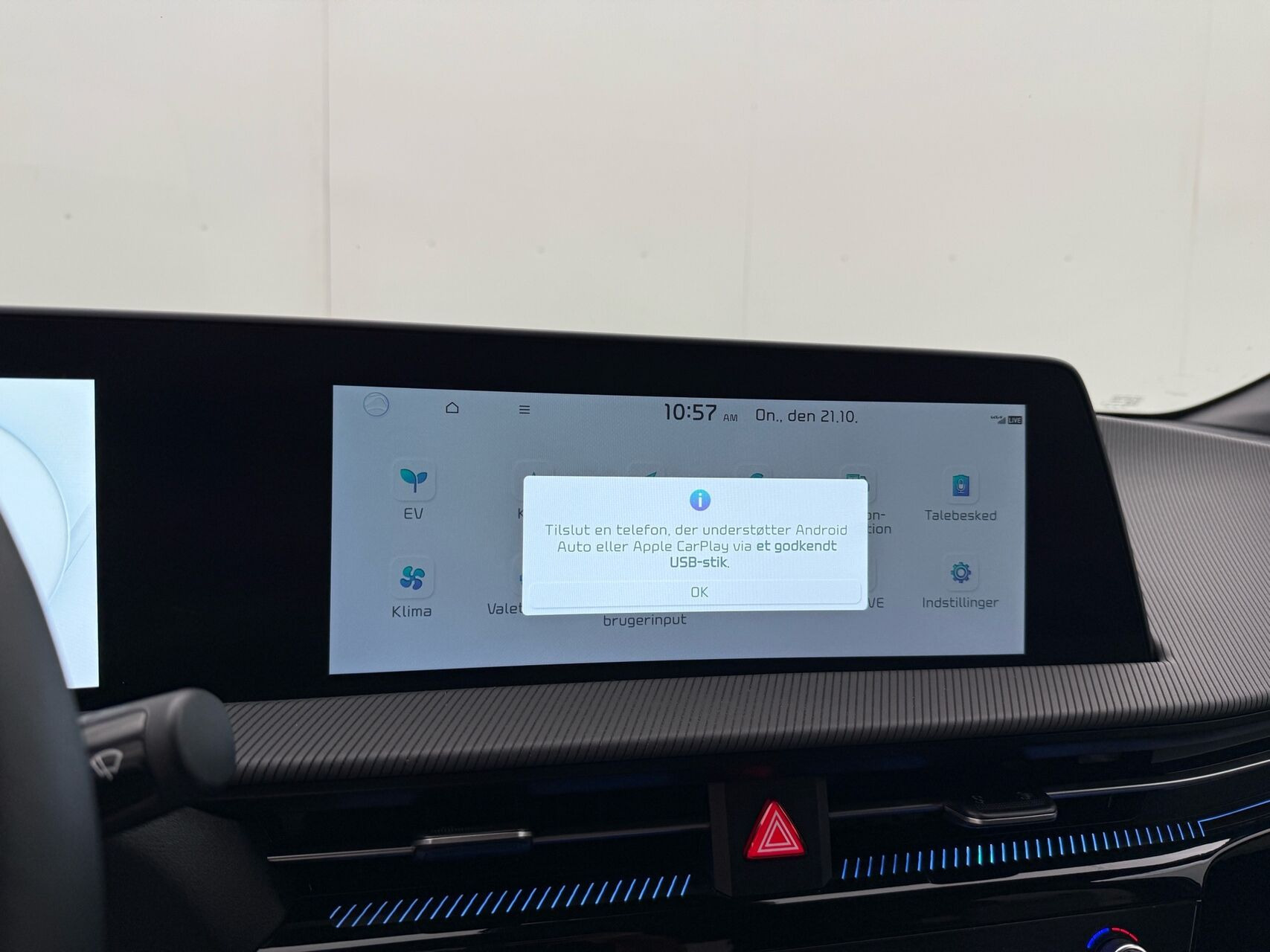 Grå Kia EV6 fra 2022