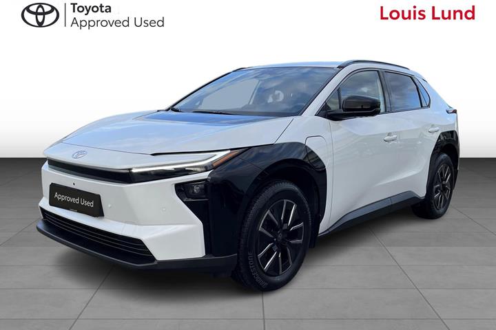 Hvid Toyota BZ4X fra 2026