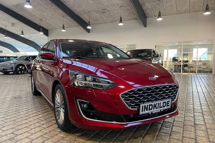 Rød Ford Focus fra 2019