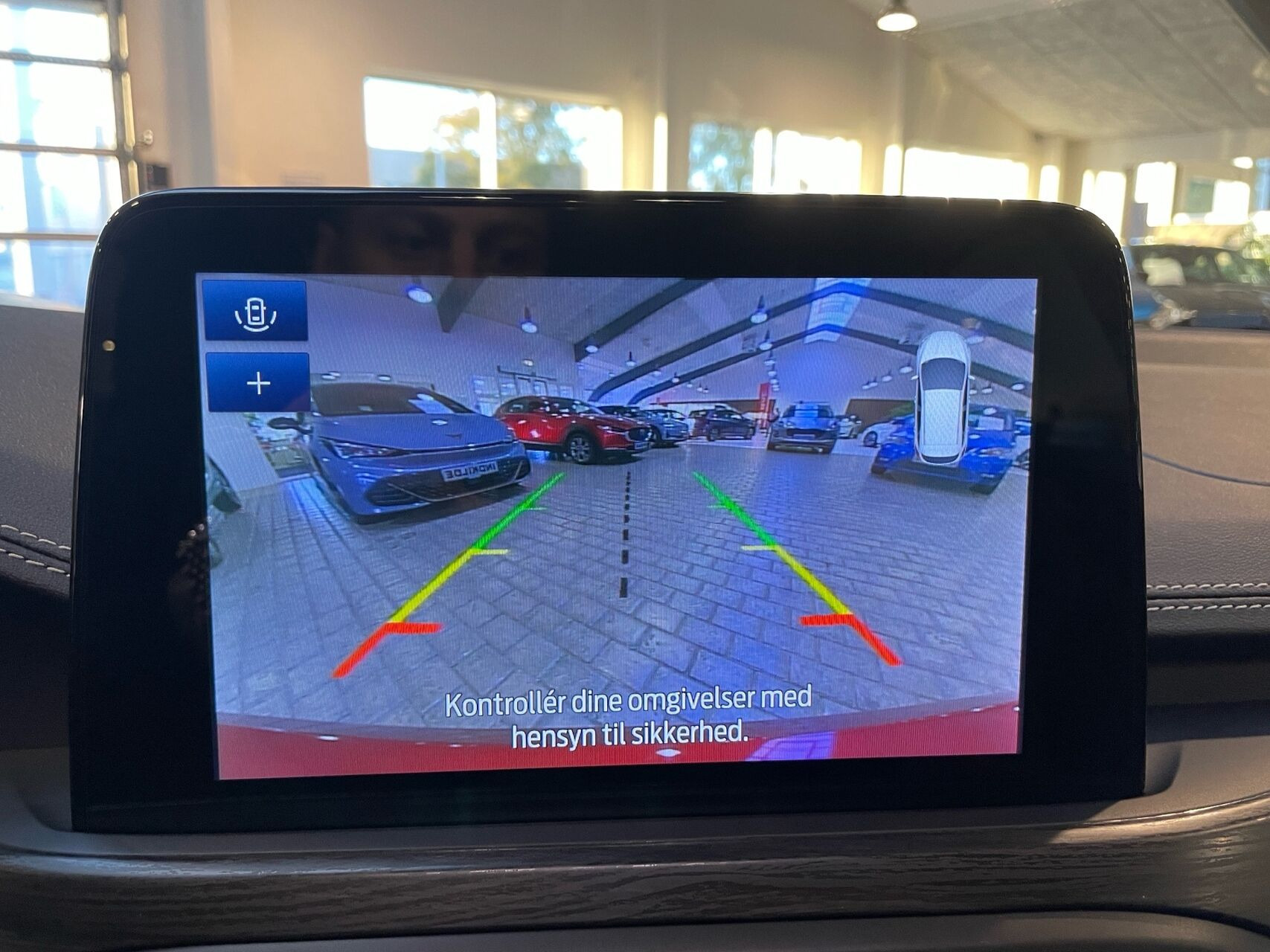 Rød Ford Focus fra 2019