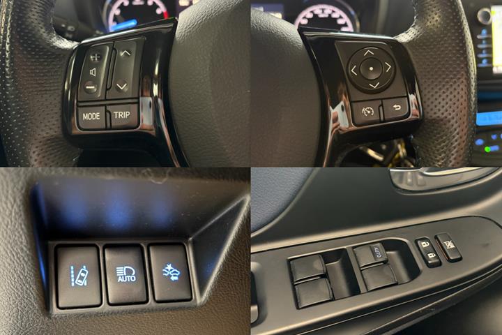 Sort Toyota Yaris fra 2018
