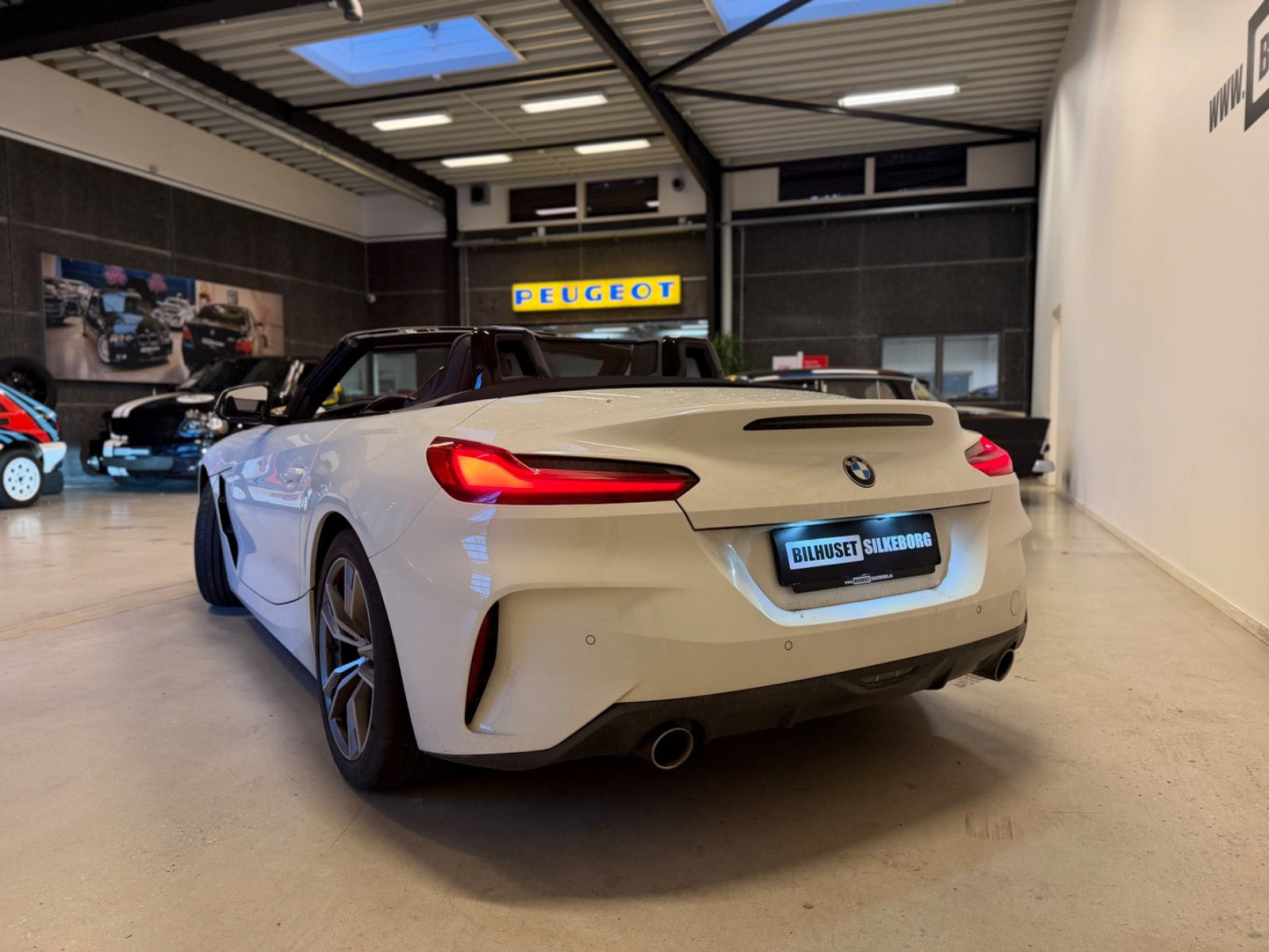 Hvid BMW Z4 fra 2019