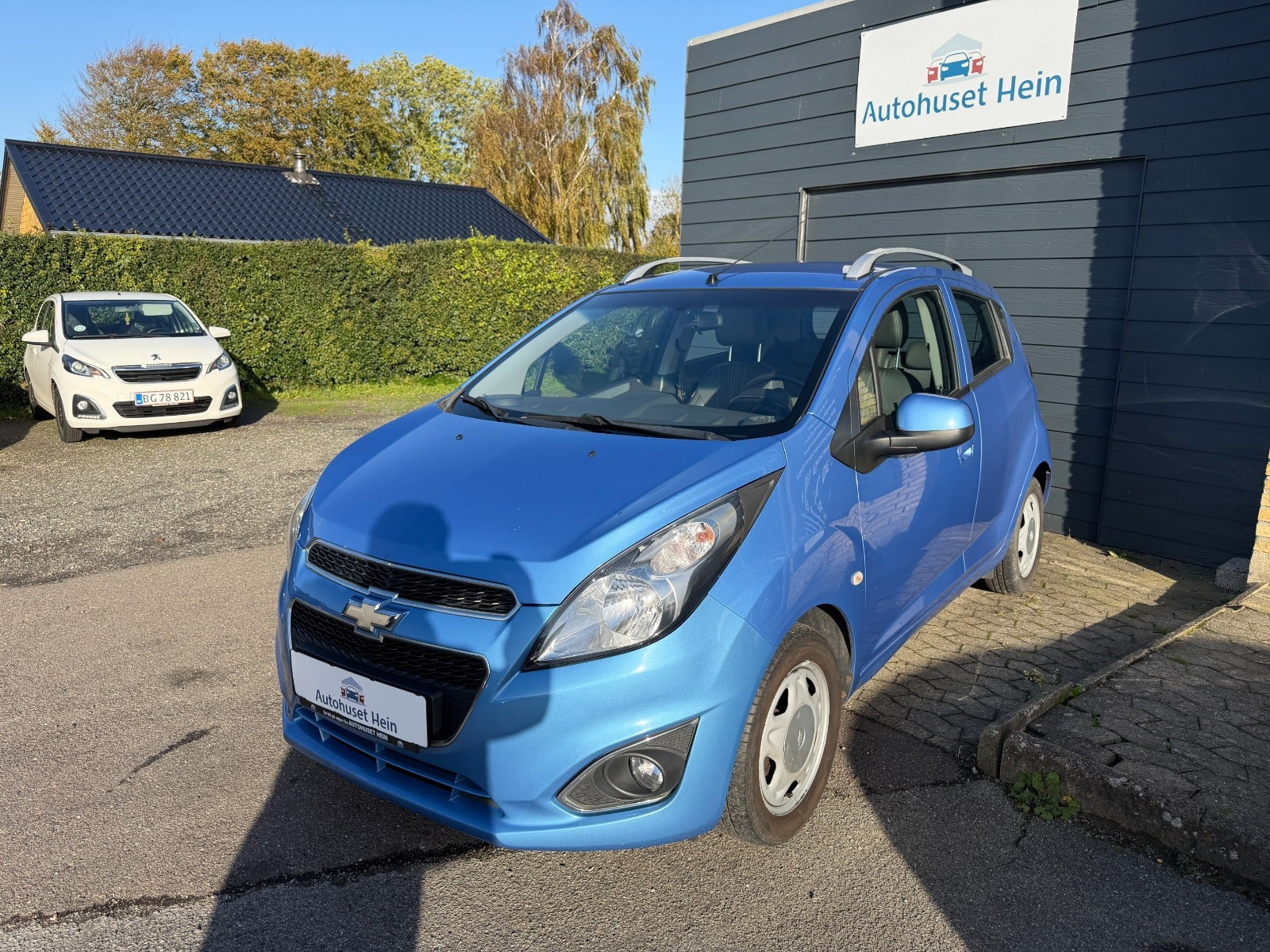 Blå Chevrolet Spark fra 2014