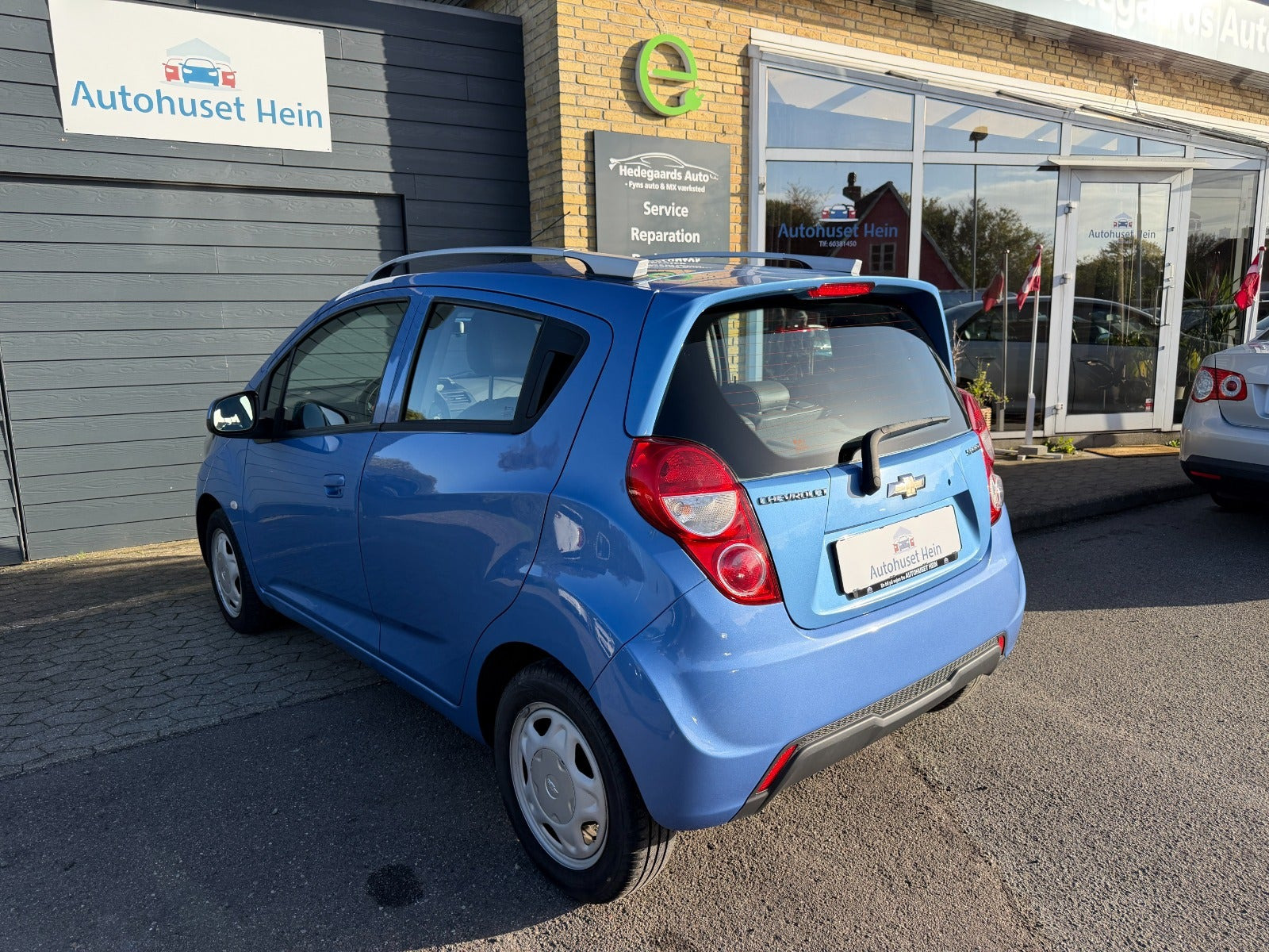 Blå Chevrolet Spark fra 2014