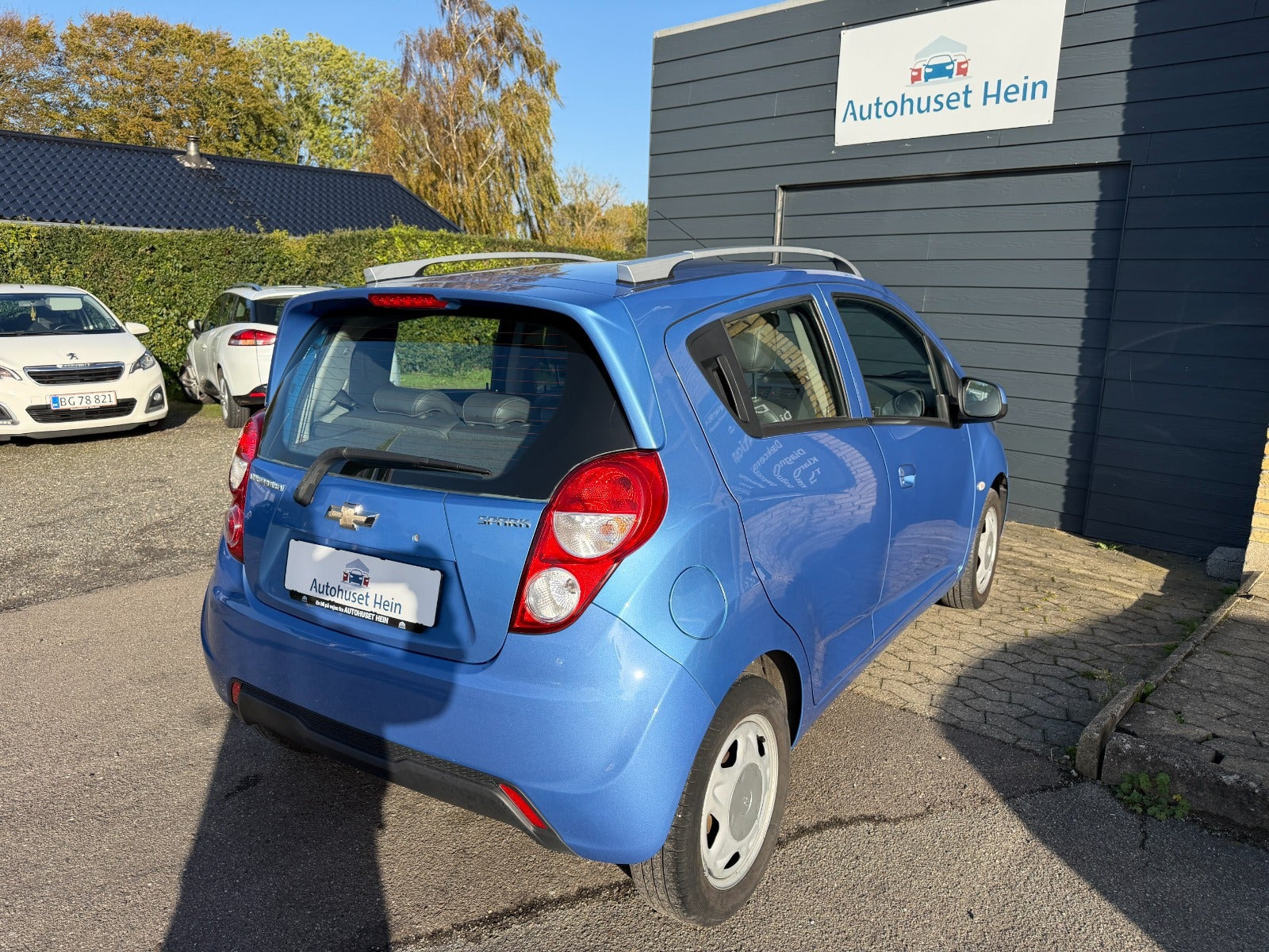 Blå Chevrolet Spark fra 2014