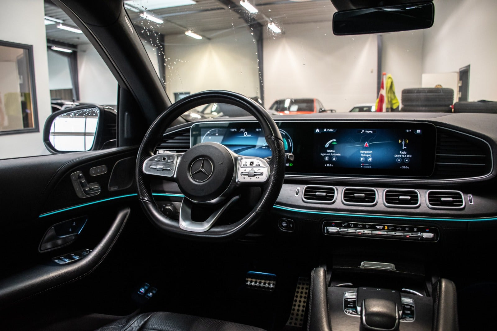 Hvid Mercedes GLS400 d fra 2020