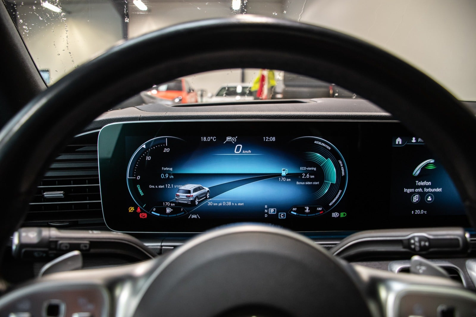 Hvid Mercedes GLS400 d fra 2020
