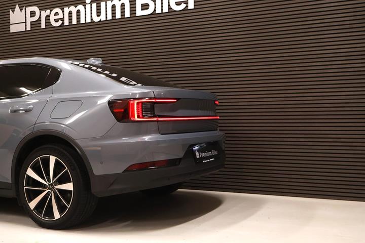 Grå Polestar 2 fra 2021
