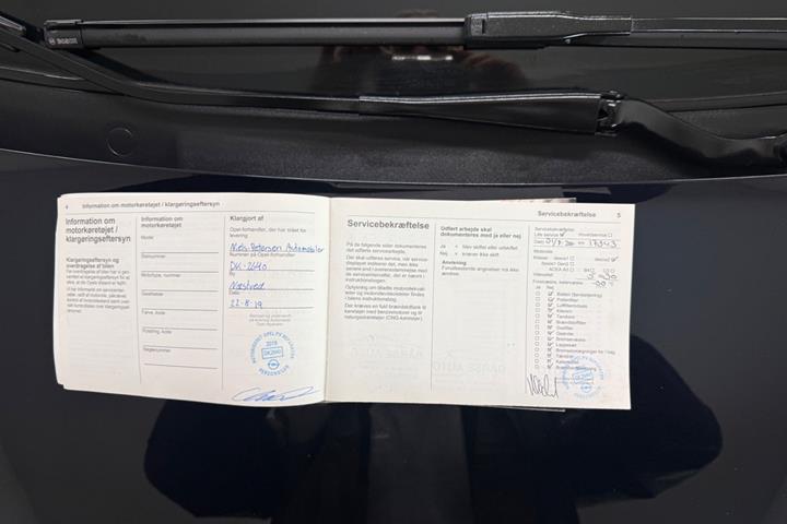 Blå Opel Corsa fra 2019