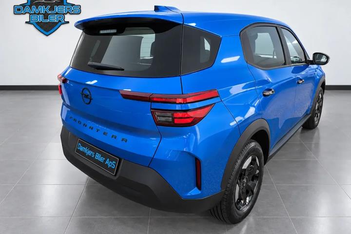 Blå Opel Frontera fra 2025
