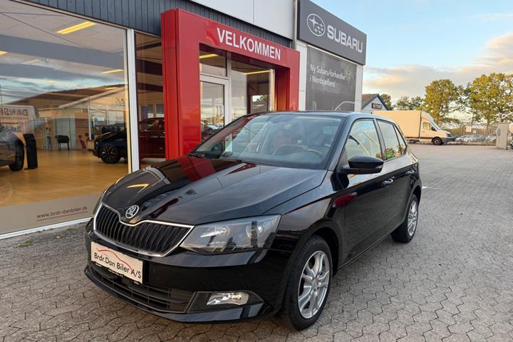 Sort Skoda Fabia fra 2015