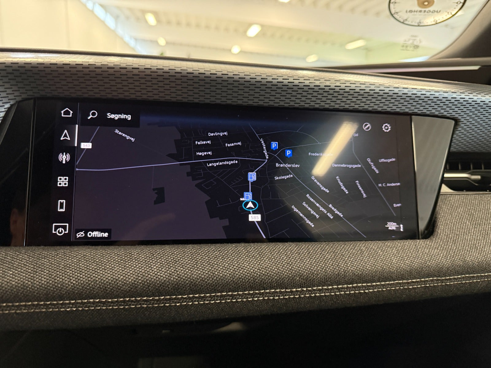 Grå Audi A6 e-tron fra 2025