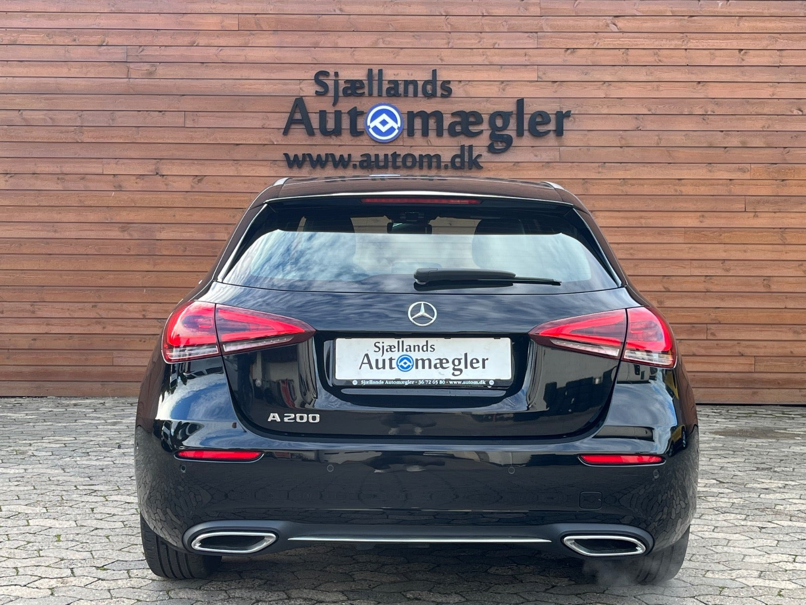 Sort Mercedes A200 fra 2018