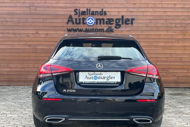 Sort Mercedes A200 fra 2018