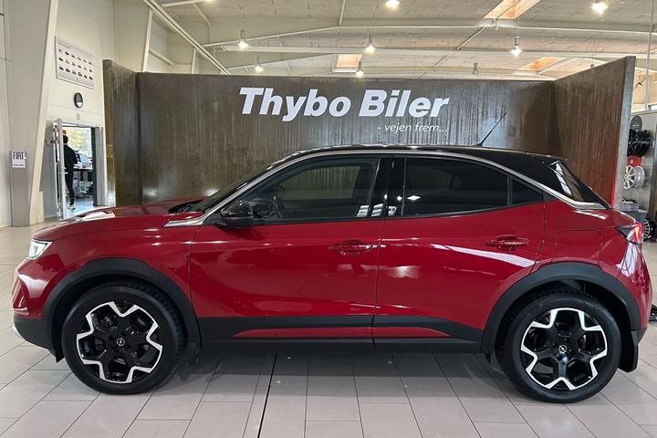 Rød Opel Mokka-e fra 2021