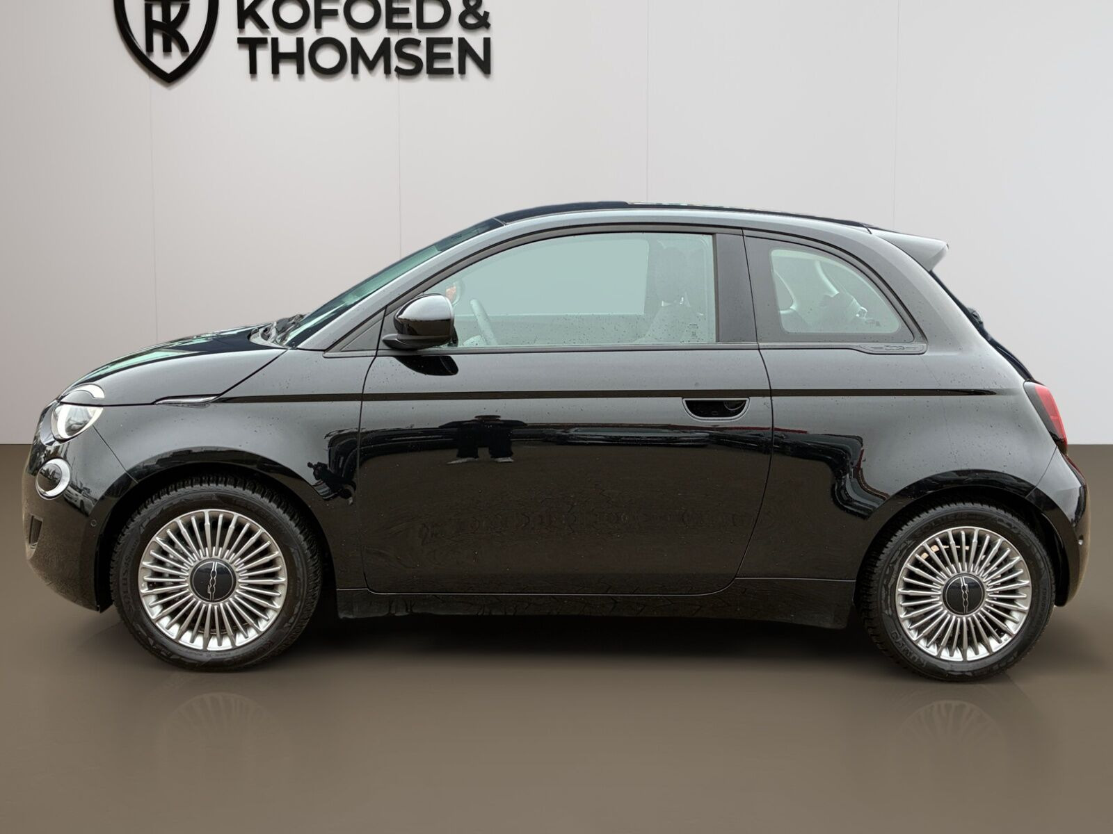 Sort Fiat 500e fra 2023