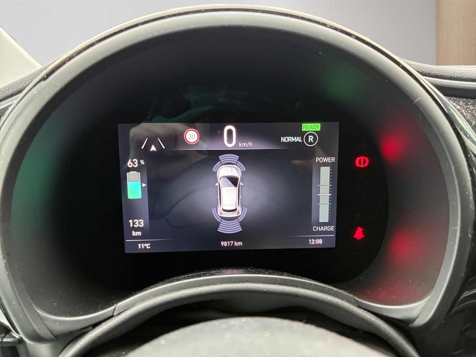 Sort Fiat 500e fra 2023
