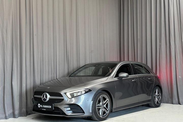 Grå Mercedes A200 fra 2018