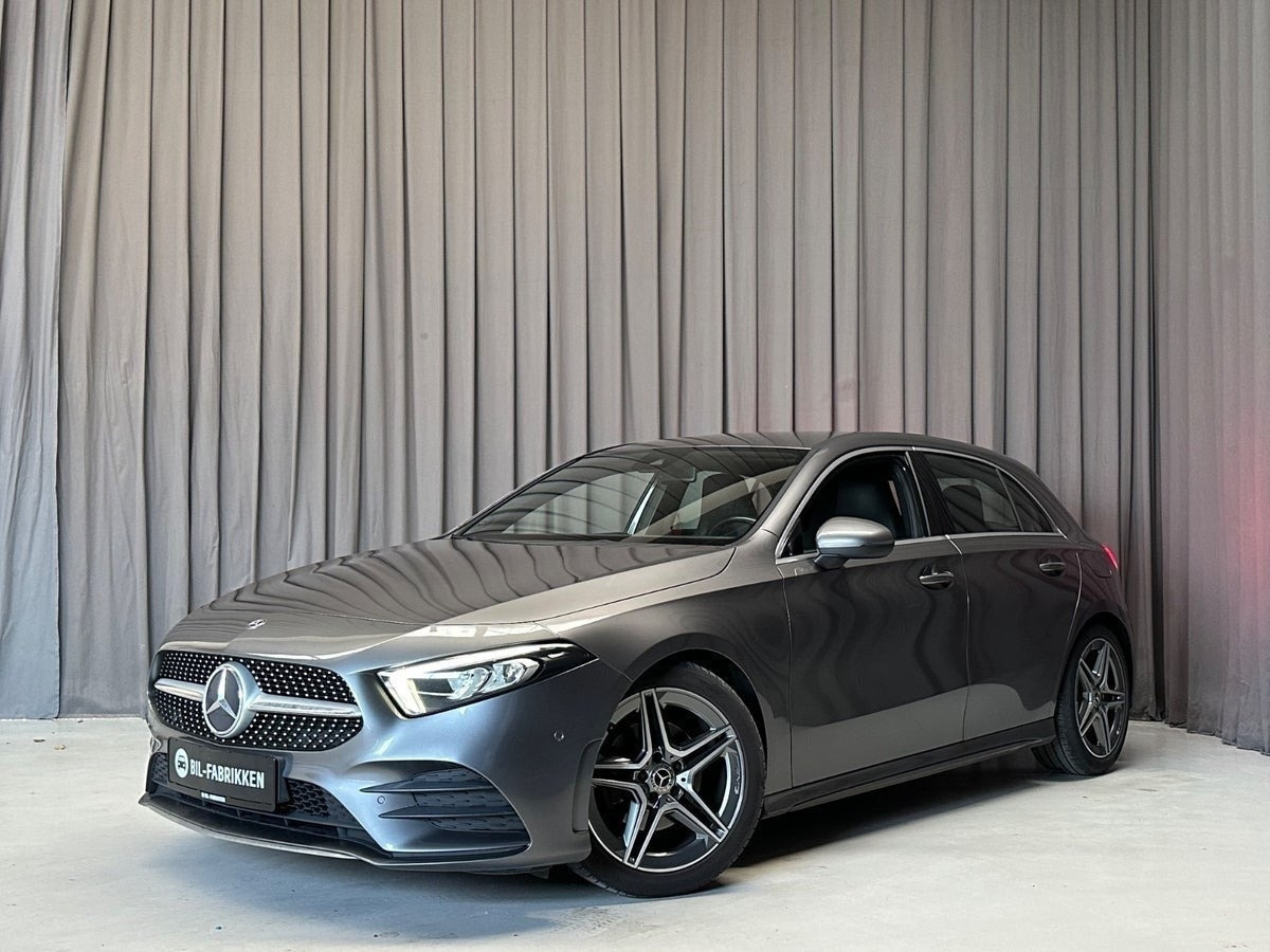 Grå Mercedes A200 fra 2018