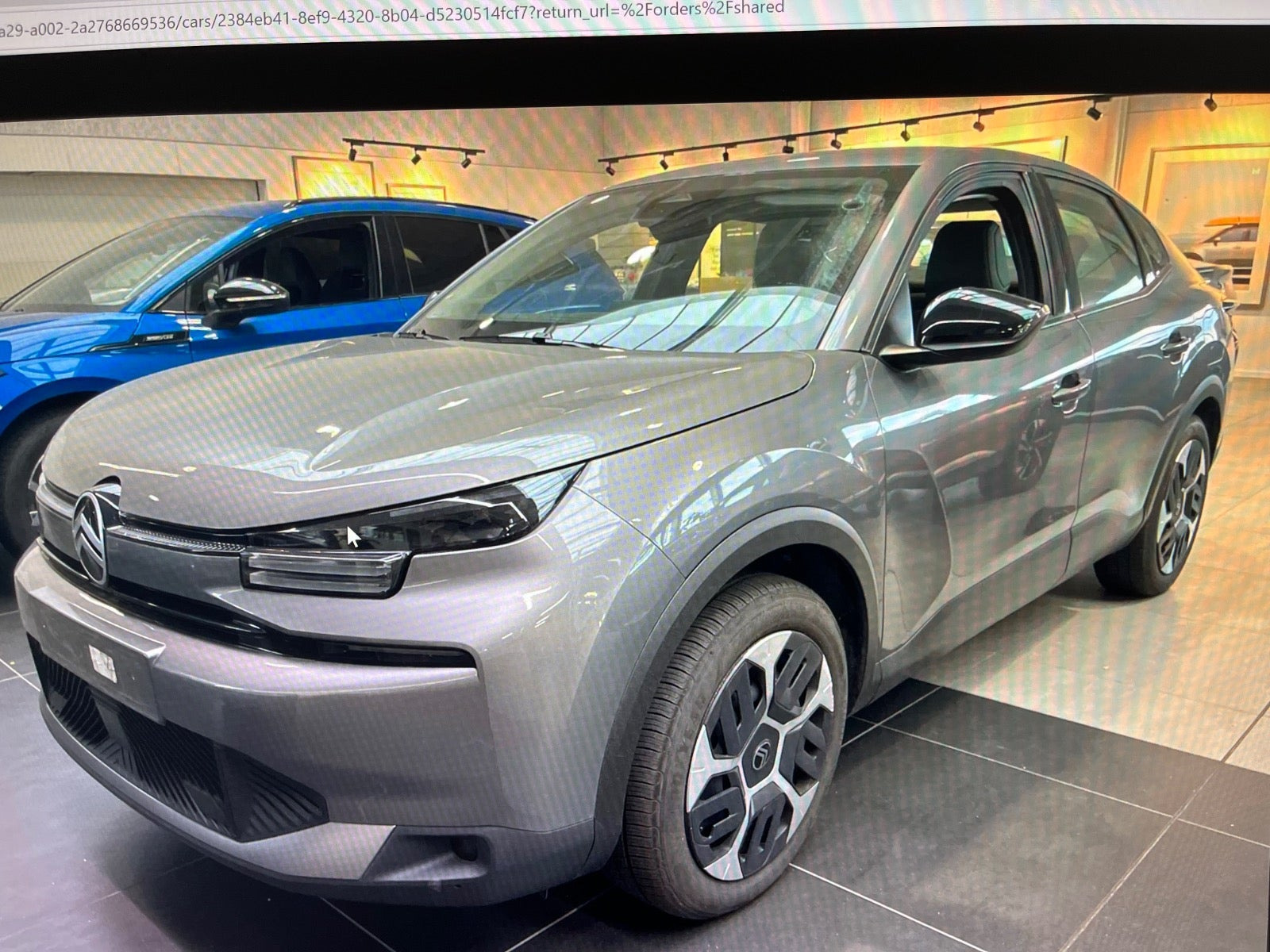 Grå Citroën ë-C4 X fra 2025