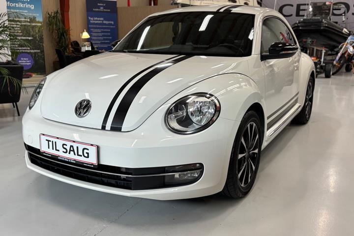 Hvid VW The Beetle fra 2014