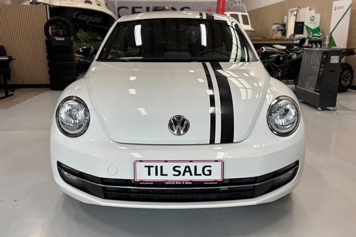 Hvid VW The Beetle fra 2014