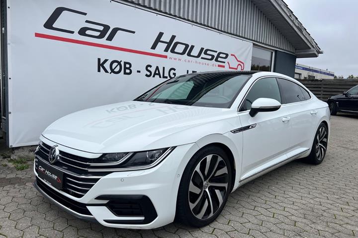 Hvid VW Arteon fra 2018
