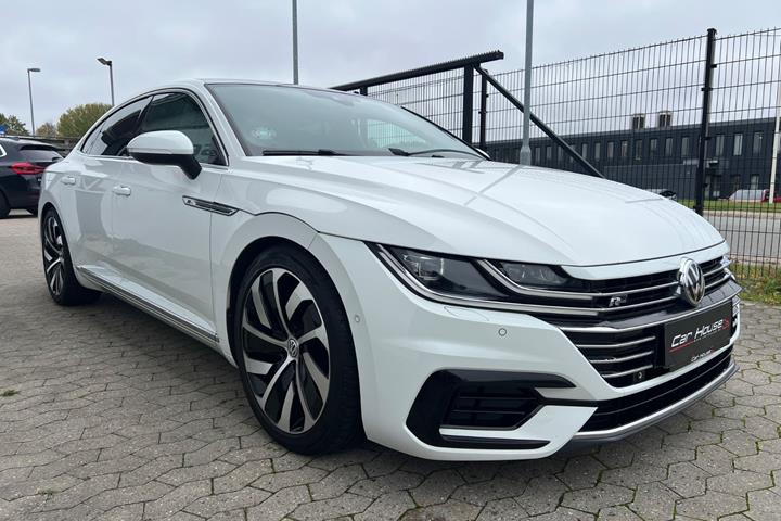 Hvid VW Arteon fra 2018