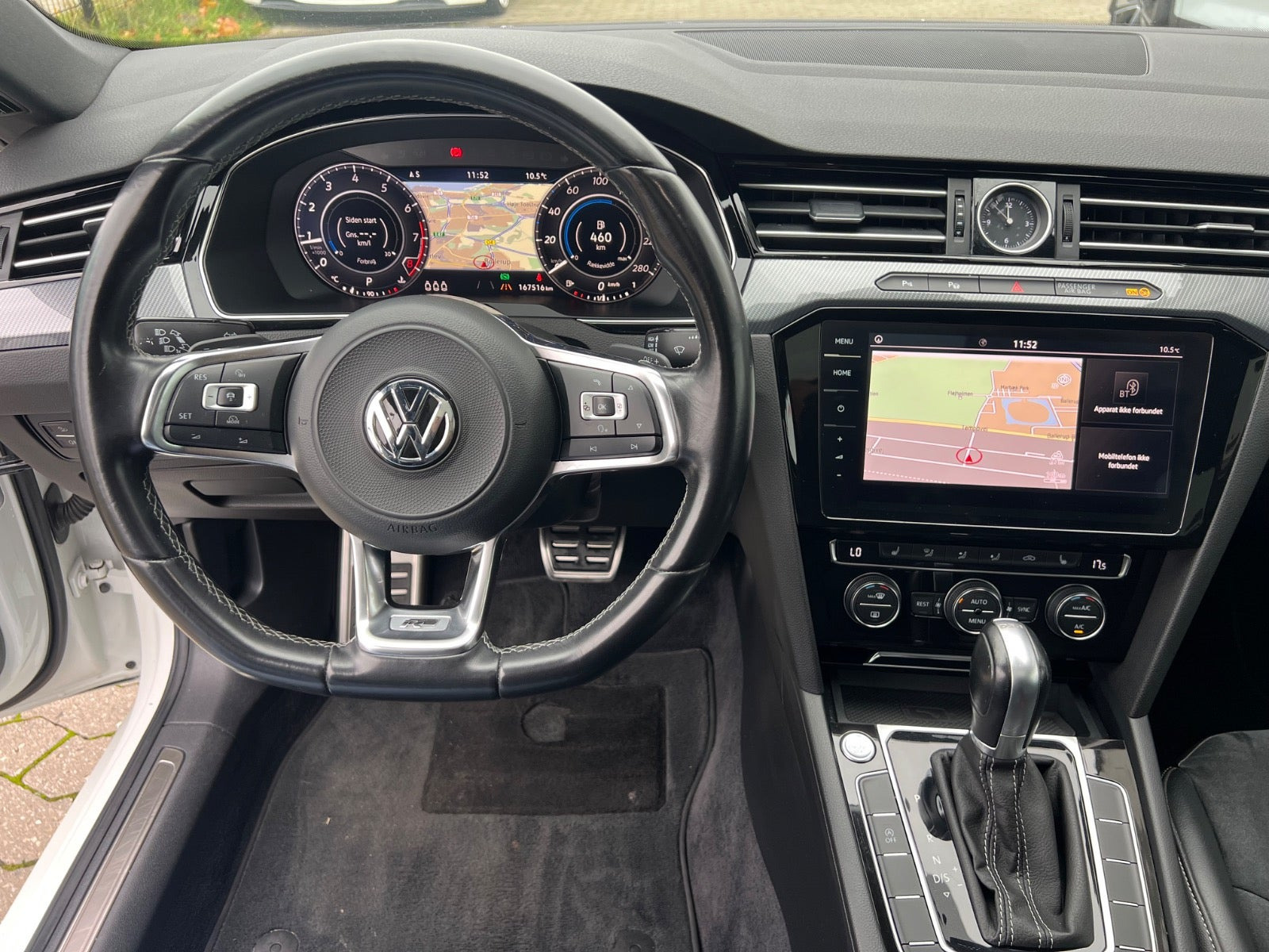 Hvid VW Arteon fra 2018