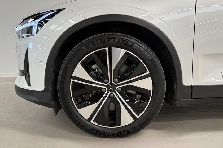 Hvid Polestar 2 fra 2024