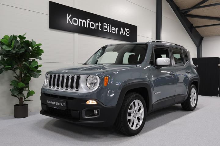 Grå Jeep Renegade fra 2016