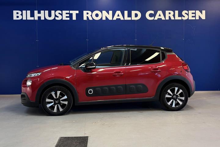 Rød Citroën C3 fra 2020
