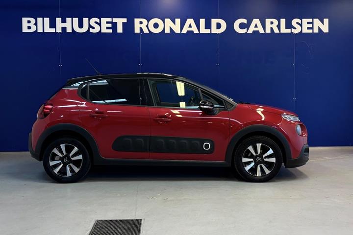 Rød Citroën C3 fra 2020