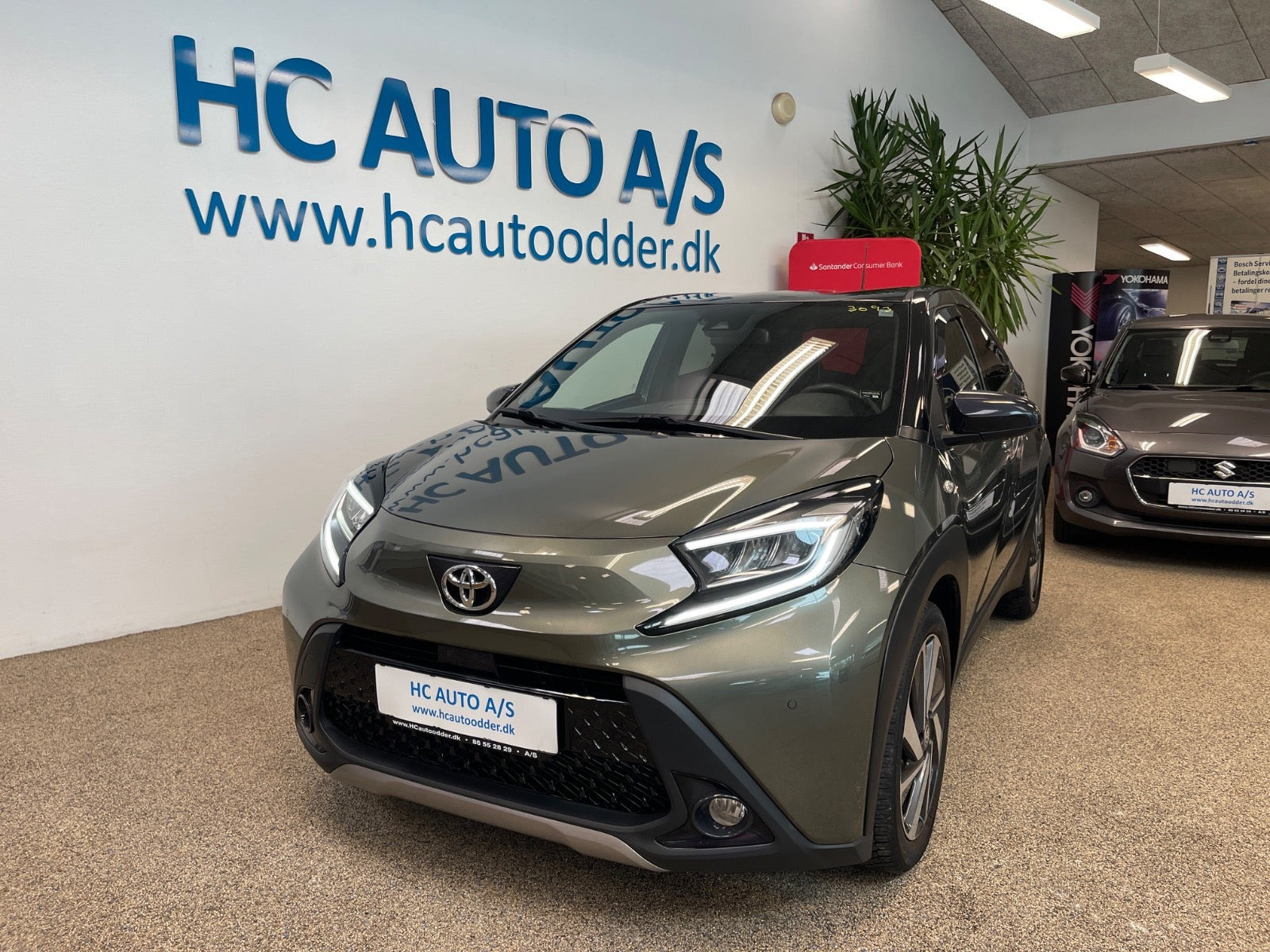 Grøn Toyota Aygo X fra 2022