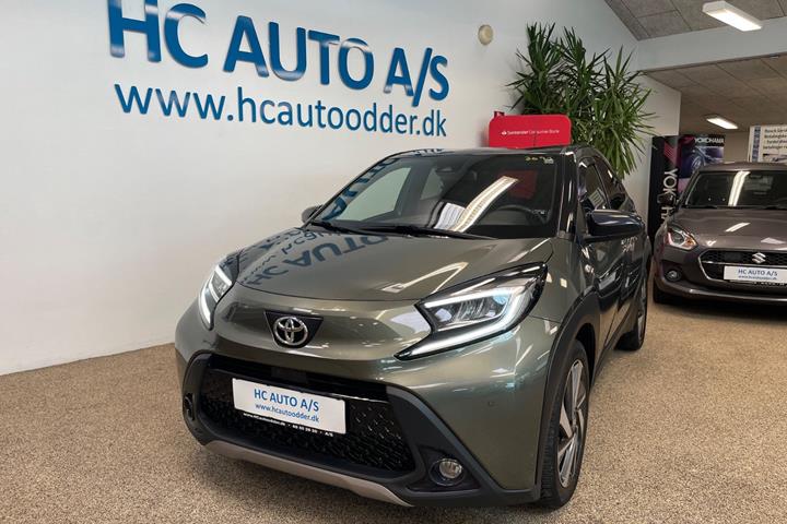 Grøn Toyota Aygo X fra 2022