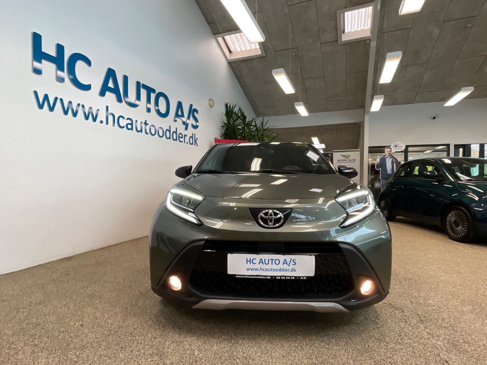 Grøn Toyota Aygo X fra 2022