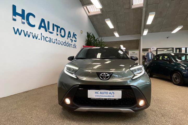 Grøn Toyota Aygo X fra 2022