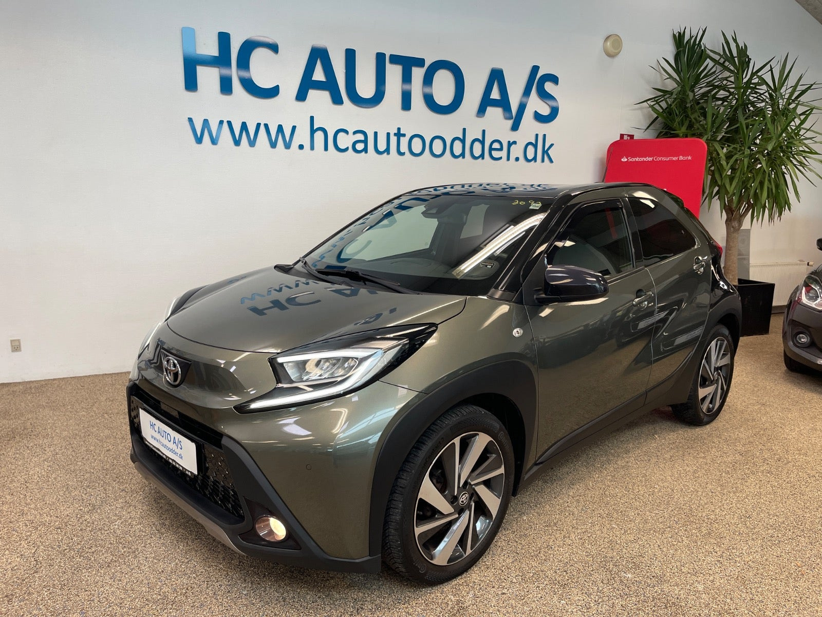 Grøn Toyota Aygo X fra 2022