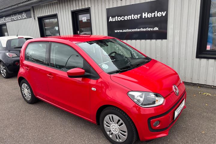 Rød VW UP! fra 2013