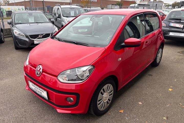 Rød VW UP! fra 2013